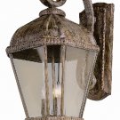 Trans Globe Rust Outdoor Wall Lantern with Clear Beveled Glass 5151BRT