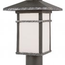 Trans Globe Outdoor Post Top Lantern with Frosted Glass 40023