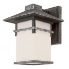 Trans Globe Outdoor Wall Lantern with Frosted Glass 40022