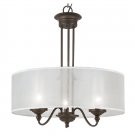 Trans Globe Oil Rubbed Bronze 3 Light Chandelier 3928ROB