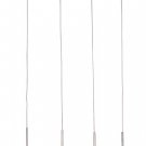 Trans Globe Chrome Drop Pendant with Clear Crystal PND-183