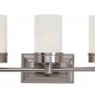 Trans Globe Brushed Nickel Bathroom Vanity Light 70333BN