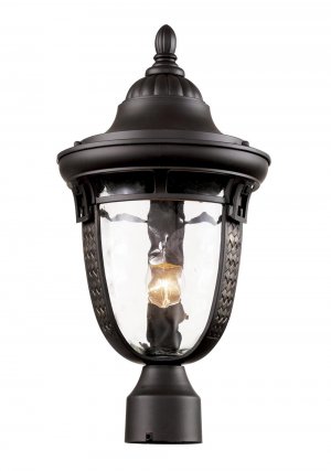 Trans Globe Oil Rubbed Bronze Outdoor Post Top Lantern 40223ROB