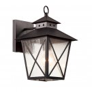 Trans Globe Black Chimney Outdoor Wall Lantern 40171BK