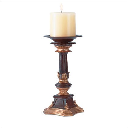 Wooden Colonial Candleholder