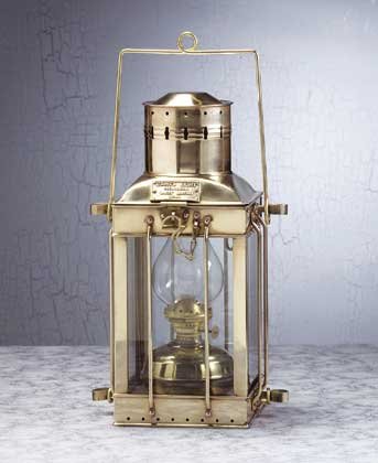 Solid Brass Kerosene Cargo Lantern