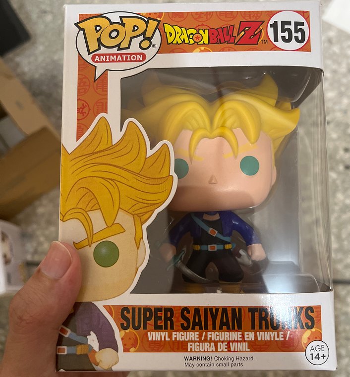 Funko POP Super Saiyan Trunks 155 NYCC 2016 Protector
