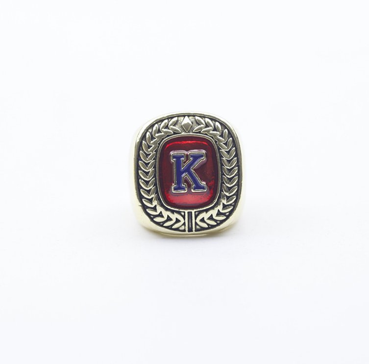 Kansas Jayhawks NCAA 18k GP Brass Championship 11 size (46)