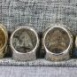 FULL SET 4PCS 2024 Michigan Wolverines FINAL NCAA CHAMPIONSHIP RINGS 7-16S