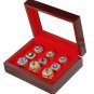 Full Set 9PCS Los Angles Dodgers World Seires championship rings with case