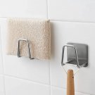 Kitchen Stainless Steel Sink Sponges Holder Self Adhesive Drain Drying Rack Kitchen