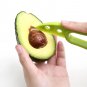 3 In 1 Avocado Slicer Shea Corer Butter Fruit Peeler Cutter Pulp Separator Plastic Knife