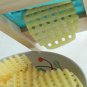 Wooden Potato Grid Slicer Vegetable Grater Corrugated Net Chopper Cutter Wave knife Chipper Salad