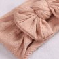 32 Colors Cable Bow Baby Headband for Child Bowknot Headwear Cables Turban for Kids Elastic