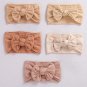 32 Colors Cable Bow Baby Headband for Child Bowknot Headwear Cables Turban for Kids Elastic