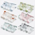 5Pairs/lot 0-2Y Infant Baby Socks Baby Socks for Girls Cotton Mesh Cute Newborn Boy Toddler