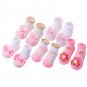 5 Pairs/lot Newborn Baby Socks Infant Cotton Socks Baby Girls Lovely Short Socks Clothes