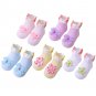 5 Pairs/lot Newborn Baby Socks Infant Cotton Socks Baby Girls Lovely Short Socks Clothes