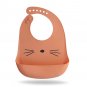 Waterproof Soft Baby Silicone Bibs Cute Cartoon Printed Kids Girl Boy Adjustable Children