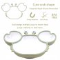 Bopoobo Baby Bowls Plates Spoons Silicone Suction Feeding Food Tableware BPA Free Non-Slip