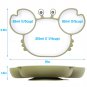 Bopoobo Baby Bowls Plates Spoons Silicone Suction Feeding Food Tableware BPA Free Non-Slip