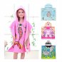 Cartoon Baby Bath Towel Microfiber Cotton Hooded Beach Towel Newborn Cape Towels Soft Poncho
