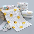 Soft Newborn Muslin Handkerchief Infant Cartoon Cotton Feeding Towel Bibs Absorbent