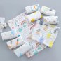 Soft Newborn Muslin Handkerchief Infant Cartoon Cotton Feeding Towel Bibs Absorbent