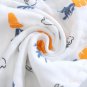Soft Newborn Muslin Handkerchief Infant Cartoon Cotton Feeding Towel Bibs Absorbent