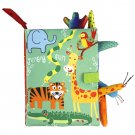 0-36M Baby Early Learning Toy Tail Cloth Book Parent-child Interactive Sound Paper Puzzle