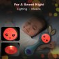 Baby Music Flashing Rattle Toys Rabbit Teether Hand Bells Mobile Infant Stop Weep Tear Rattles