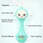 Baby Music Flashing Rattle Toys Rabbit Teether Hand Bells Mobile Infant Stop Weep Tear Rattles