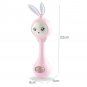 Baby Music Flashing Rattle Toys Rabbit Teether Hand Bells Mobile Infant Stop Weep Tear Rattles