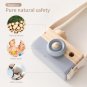 Let's Make 1pc Wooden Baby Toys Fashion Camera Pendant Montessori Toys For Children