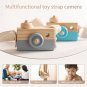 Let's Make 1pc Wooden Baby Toys Fashion Camera Pendant Montessori Toys For Children