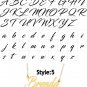 PERSONALIZED 14K GOLD PLATED NAME PLATE NECKLACE Any name Any Style Ship from US