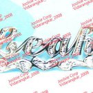 PERSONALIZED STERLING SILVER NAME PLATE CHAIN NECKLACE , ANY NAME FREE SHIPPING