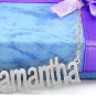 PERSONALIZED STERLING SILVER ANY NAME PLATE NECKLACE  BLOCK UNISEX * US SELLER