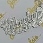 PERSONALIZED STERLING SILVER .925 SINGLE NAME PLATE CHAIN NECKLACE * FREE SHIP