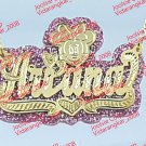 PERSONALIZED 14K GOLD PLATED GLITTER NAME PLATE CHAIN  NECKLACE ANY NAME/COLOR