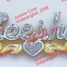 PERSONALIZED  3D DOUBLE SCRIPT NAME PLATE NECKLACE * ANY NAME* US SELLER