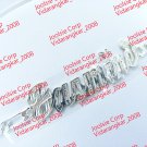 PERSONALIZED SILVER FIGARO  NAME PLATE BRACELET UNISEX  * ANY NAME / SIZE