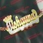 PERSONALIZED 14K GOLD PLATED DOUBLE NAME PLATE BRACELET W/ ROLEX CROWN ,ANY NAME