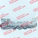 PERSONALIZED SINGLE STERLING SILVER NAME PLATE NECKLACE FREE CHAIN & SHIPPING