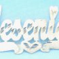 PERSONALIZED SINGLE 14K GOLD PLATED  NAME PLATE (16 POPULAR STYLES TO CHOOSE)