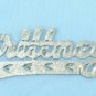 PERSONALIZED SINGLE 14K GOLD PLATED  NAME PLATE (16 POPULAR STYLES TO CHOOSE)