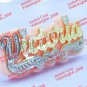 PERSONALIZED 14K GP COLOR BACKGROUND STUD NAME EARRINGS *ANY NAME ANY COLOR