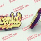 PERSONALIZED 14K GOLD PLATED NAME STUDS , ANY COLOR ANY NAME P TO 7 LETTERS
