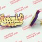 PERSONALIZED 14K GOLD PLATED NAME STUDS , ANY COLOR ANY NAME P TO 7 LETTERS