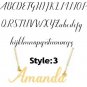 PERSONALIZED 14K GOLD PLATED NAME PLATE NECKLACE 9 Popular Styles Free US Ship